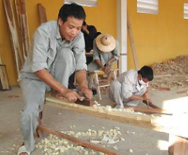 Học viên cai nghiện ma túy được học nghề. (Ảnh minh họa).
