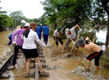 Nước rút chậm nhưng việc khắc phục đang diễn ra khẩn trương.