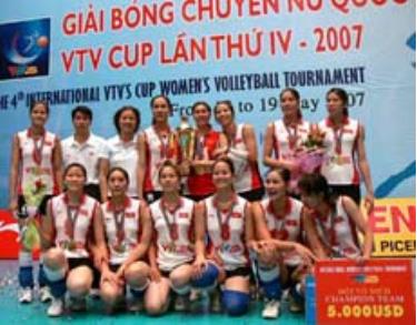 Đội tuyển bóng chuyền nữ Việt Nam, vô địch VTV Cup 2007