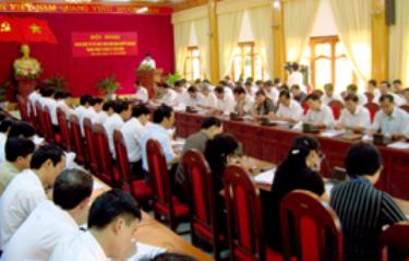 Hội nghị triển khai Nghị quyết Trung ương 7, khóa X.
