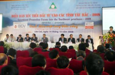 Khai mạc Diễn đàn xúc tiến đầu tư vào các tỉnh Tây Bắc - 2008 tại Sapa (Lào Cai).