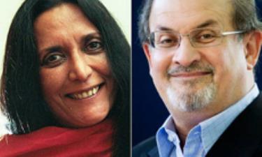 Đạo diễn Deepa Mehta và nhà văn Salman Rushdie  
