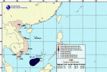 Đường đi và vị trí của áp thấp nhiệt đới. 
