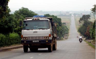 Đường vào Nghĩa Lộ. Ảnh minh họa