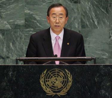Tổng thư ký LHQ Ban Ki-moon.