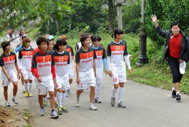 Tuyển nữ Việt Nam tập luyện tích cực tại Tam Đảo