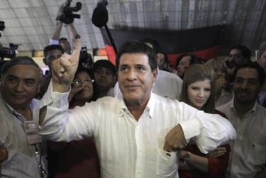 Ông Horacio Cartes đã đắc cử Tổng thống Paraguay.
