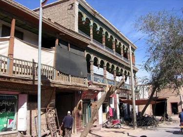 Một khu nhà ở Kashgar, thuộc khu tự trị của dân tộc Duy Ngô Nhĩ Tân Cương. 
