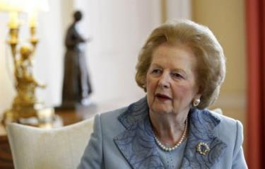 Bà Margaret Thatcher.