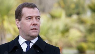 Thủ tướng Nga Dmitry Medvedev.