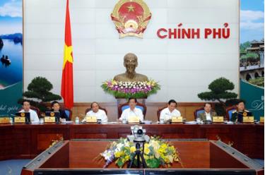 Thủ tướng Nguyễn Tấn Dũng chủ trì phiên họp Chính phủ thường kỳ tháng 3/2014.