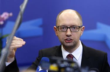 Thủ tướng tạm quyền Ukraine Arseny Yatsenyuk.