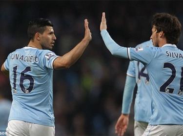 Aguero ghi bàn trở lại và Man City đã có chiến thắng.
