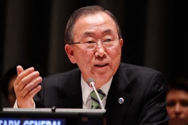 Tổng thư ký Liên hợp quốc Ban Ki-moon.