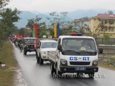 Diễu hành tuyên truyền phòng chống ma túy.