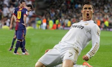 Messi lại tụt về phía sau Ronaldo như diễn biến hồi đầu mùa giải.
