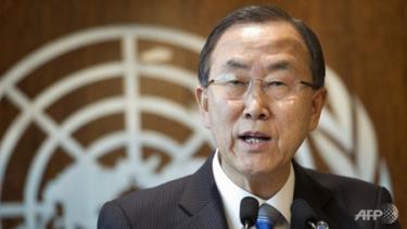 Tổng thư ký LHQ Ban Ki-moon.