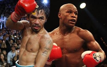 Pacquiao (trái) và Mayweather được xem là hai tay đấm hàng đầu.