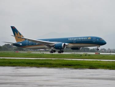 Máy bay Boeing 787-9 Dreamliner mới của Vietnam Airlines.