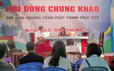 Phần thi phát sóng trực tiếp của Đài PTTH An Giang.