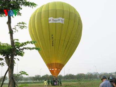 Khinh khí cầu tại Festival Huế 2016.
