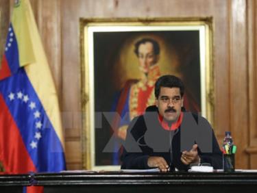 Tổng thống Venezuela Nicolas Maduro.