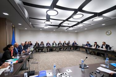 Quang cảnh vòng hòa đàm thứ 5 diễn ra tại Geneva, Thụy Sĩ.