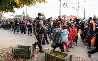 Người tị nạn Syria tại châu Âu.