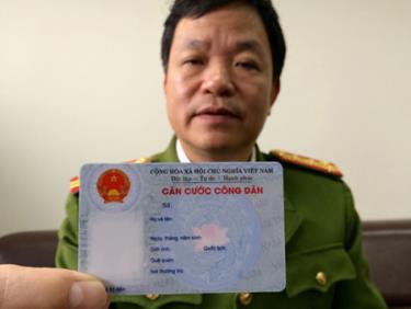 Phôi thẻ Căn cước công dân.