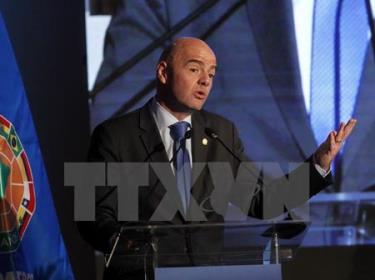 Chủ tịch Liên đoàn bóng đá thế giới (FIFA) Gianni Infantino.