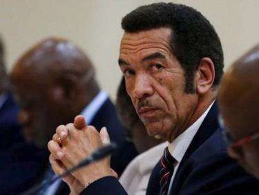 Tổng thống Botswana Ian Khama.