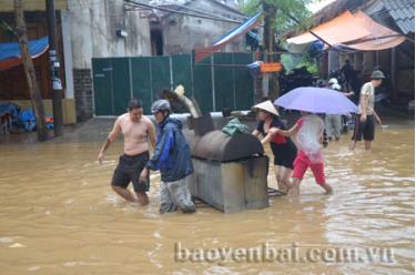 Các điểm trũng trong thành phố cần đề phòng nước lớn gây ngập úng cục bộ.