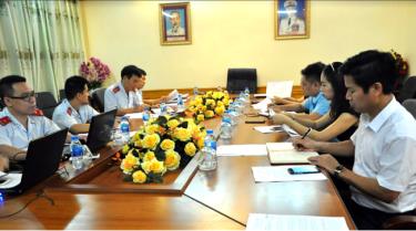Quang cảnh buổi làm việc.