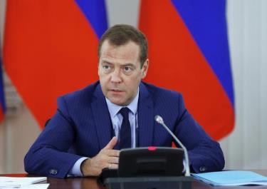 Thủ tướng Nga Dmitry Medvedev.