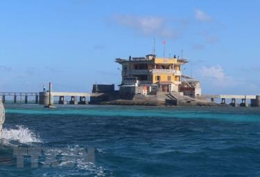 Toc Tan island in Vietnam's Truong Sa archipelago.