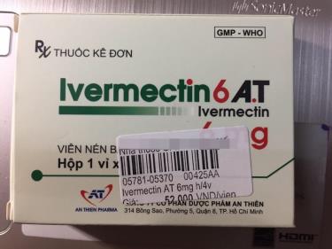 Thuốc tẩy giun Invermectin.