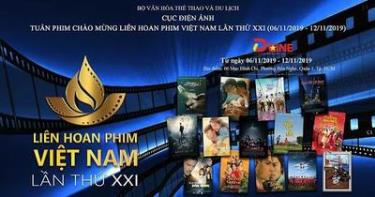 Liên hoan Phim Việt Nam lần thứ XXI tổ chức năm 2019 đã chọn lựa được 104 bộ phim tiêu biểu các loại hình: phim truyện điện ảnh, phim tài liệu, khoa học và phim hoạt hình - Ảnh: Internet