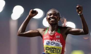 Vận động viên Ruth Chepngetich đã phá kỷ lục thế giới cự ly bán marathon Istanbul 2021.