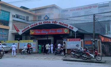 Rất may, hỏa hoạn xảy ra vào cuối ngày nên không có đông người tập trung tại phòng khám.