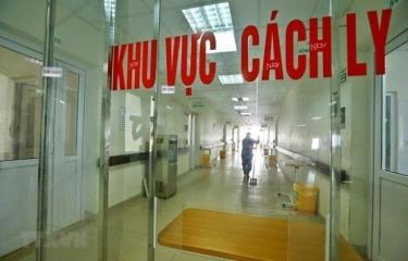 Khu vực cách ly bệnh nhân mắc COVID-19.