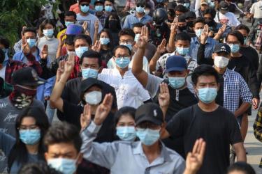 Phương Tây tiếp tục gây sức ép với chính quyền quân sự Myanmar sau khi hơn 700 người biểu tình đã thiệt mạng kể từ sau binh biến ngày 1/2 (Ảnh minh họa)