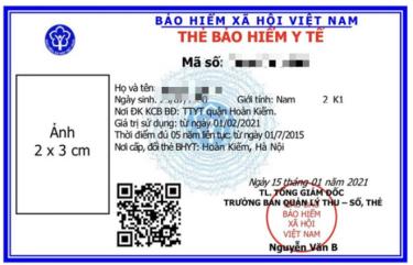 Mẫu thẻ BHYT mới sẽ được cấp cho người dân từ ngày 1-4-2021