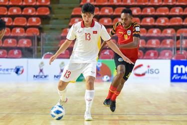 Tuyển Việt Nam giành vé vào bán kết AFF Futsal Championship 2022 (Ảnh: VFF)
