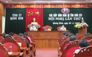 Hội nghị Ban Chấp hành Đảng bộ tỉnh Quảng Bình lần thứ 8.