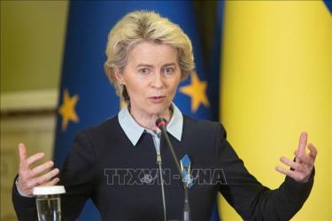 Chủ tịch Ủy ban châu Âu (EC) Ursula von der Leyen.