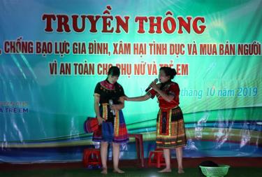 Truyền thông về phòng, chống bạo lực gia đình được Hội Liên hiệp Phụ nữ Yên Bái quan tâm thực hiện.