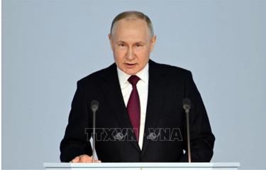 Tổng thống Nga Vladimir Putin. (Ảnh tư liệu)