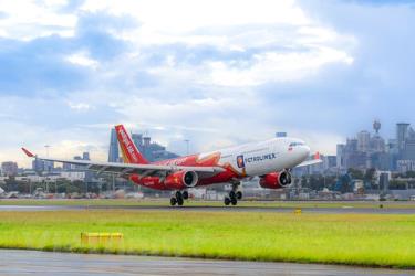 Tàu bay A330 của Vietjet đến với đất nước Australia xinh đẹp.