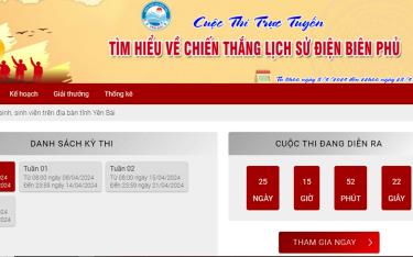 Cuộc thi trực tuyến “Tìm hiểu về Chiến thắng lịch sử Điện Biên Phủ” góp phần giáo dục truyền thống yêu nước, tinh thần tự hào dân tộc cho thế hệ trẻ.