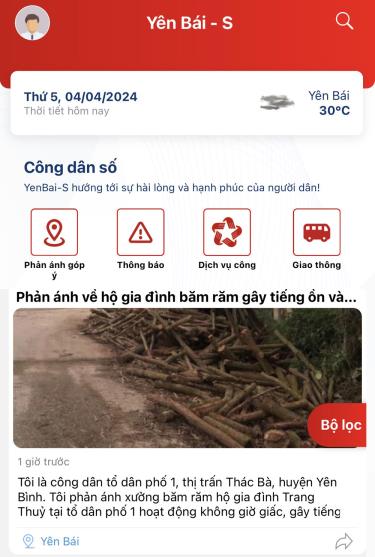 Nội dung người dân phản ánh, góp ý trên YenBai S là những vấn đề rất cụ thể, thiết thực trong đời sống xã hội.